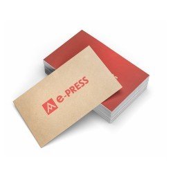Визитни карти 85/55 мм върху рециклиран картон