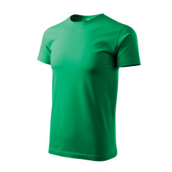 Мъжка тениска лукс, зелено кели грийн